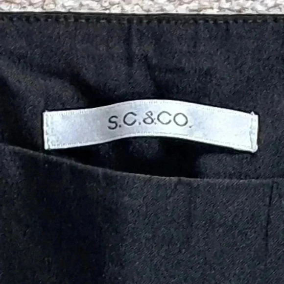 ❤️ S.C. & Co. Cropped Black Pants Size 4 - Picture 5 of 12